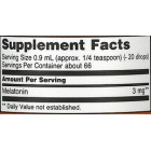 NOW Melatonin 3 mg Liquid 59 ml